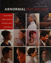 Cover of edition abnormalpsycholo0000hool