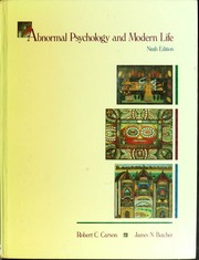 Cover of edition abnormalpsycholo00cars_0