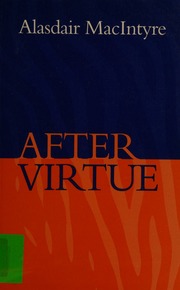 Cover of edition aftervirtuestudy0000maci_o6u1