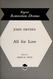 Cover of edition allforlove0000dryd