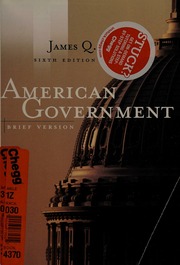 Cover of edition americangovernme0000wils