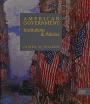 Cover of edition americangovernme0003wils