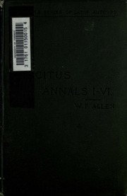 Cover of edition annalsbooksivi00taciuoft