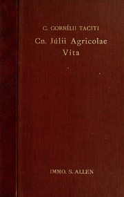 Cover of edition cnjliiagricola00taciuoft