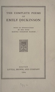 Cover of edition completepoemsofe00dick_1