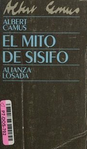 Cover of edition elmitodesisifo0000camu