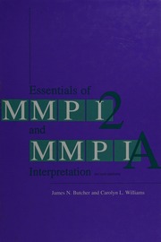 Cover of edition essentialsofmmpi02edbutc