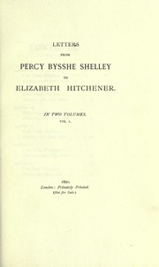 Cover of edition frompercyletters01shelrich