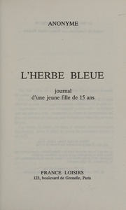 Cover of edition lherbebleuejourn0000unse_x5b0