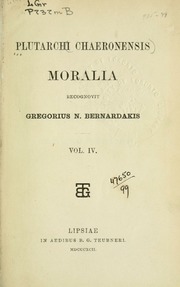 Cover of edition moralia04plut