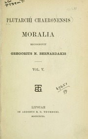 Cover of edition moralia05plut