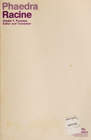 Cover of edition phaedra0000raci