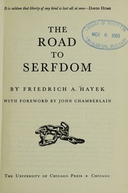 Cover of edition roadtoserfdom00haye_0