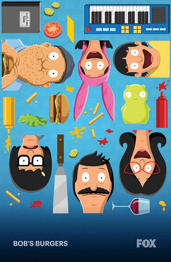 Bob's Burgers Library Poster