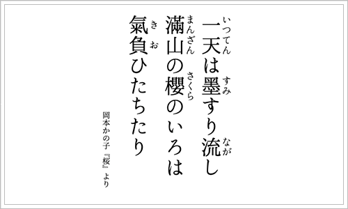 日本語のフリーフォントのキャプチャ