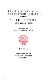 Cover of: The complete works of Percy Bysshe Shelley