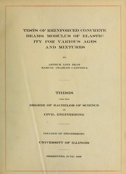 Tests of reinforced concrete beams by Arthur Linn Bear