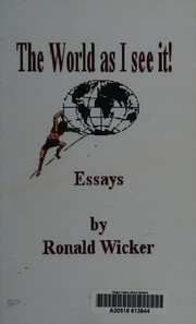 Cover of: The world as I see it!: essays