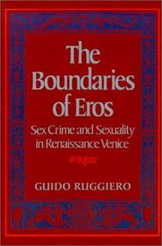 The Boundaries of Eros by Guido Ruggiero