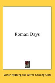 Roman days by Viktor Rydberg