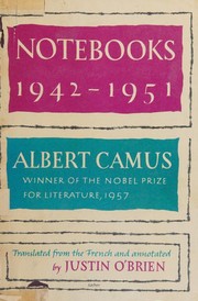 Cover of: Notebooks, 1942-1951.