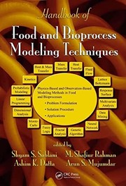 Cover of: Handbook of food and bioprocess modeling techniques