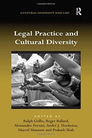 Cover of: Legal practice and cultural diversity by R. D. Grillo