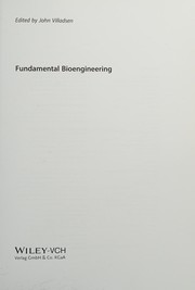 Cover of: Fundamental Bioengineering