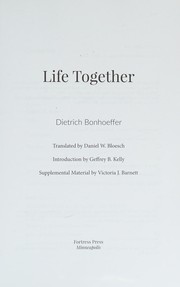 Cover of: Life Together