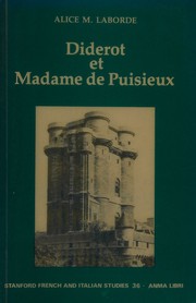 Cover of: Diderot et Madame de Puisieux