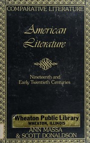 Cover of: American Literature: Nineteenth and Early Twentieth Centuries