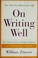 Cover of: On writing well