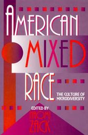 Cover of: American Mixed Race: The Culture of Microdiversity