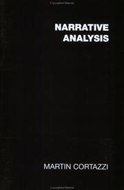 Cover of: Narrative analysis