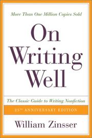 On Writing Well by William Zinsser