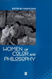 Cover of: Women of Color and Philosophy: A Critical Reader