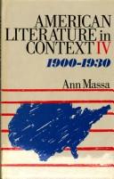 Cover of: American literature in context