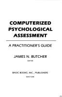 Cover of: Computerized Psychological Assessment: A Practitioner's Guide