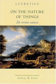 De rerum natura by Titus Lucretius Carus