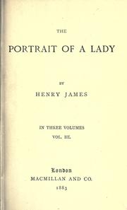 Cover of: The Portrait of a Lady