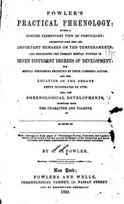 Cover of: Practical Phrenology: Giving a Concise Elementary View of Phrenology, Presenting Some New and ...