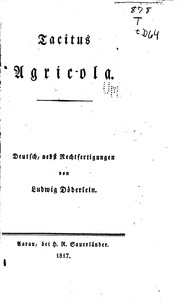 Cover of: Agricola