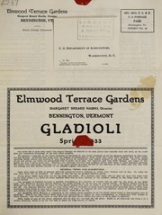 Cover of: Gladioli, spring 1933