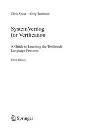 SystemVerilog for Verification by Chris Spear