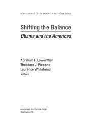 Cover of: Shifting the balance: Obama and the Americas