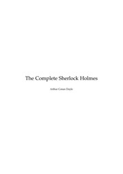 Cover of: The Complete Sherlock Holmes [4 novels, 56 stories]