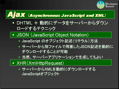 JavaScriptを利用してクライアント側のパワーを活用する