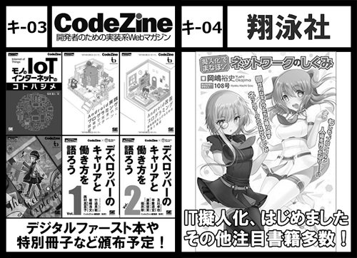 CodeZineと翔泳社のサークルカット