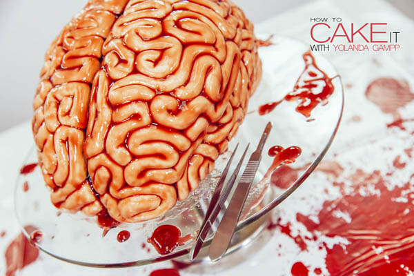 Brain Cake For Halloween