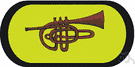 trump - a brass musical instrument with a brilliant tone